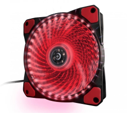 Кулер Frime Iris LED Fan 33LED Red (FLF-HB120R33); 120х120х25мм, 3-pin+4-pin