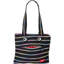 Сумка  ZIPIT Monsters Tote Bag Black/Rainbow Teeth (ZBZM-1)