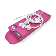 Навушники провідні  iKAKU KSC-401 AOSHENG з мікрофоном, White, Bох