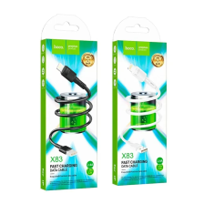 Кабель  Hoco X83 USB - Lightning  (M/M), 1 м, Black (6931474770868)