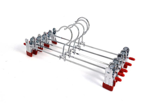 Вішалки Ardesto 30см, 5шт, метал, ПВХ, червоний ARHC2805RC