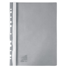 Папка-швидкозшивач  Axent А4 з перфорацією 120/150 мкм сіра (1318-12-A)