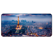 Килимок  300*600 тканинний "Ейфелева вежа" з бічним прошивкою, товщина 2 мм, Пакет