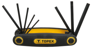 Набiр ключiв шестигранних TOPEX Torx T9-T40, набiр 8 шт. 35D959