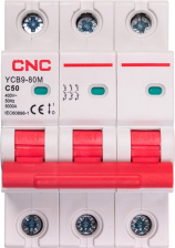 Модульний автоматичний вимикач  CNC Electric YCB9-80M 3P C50 6ka (NV821570)