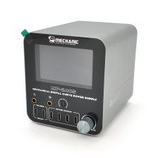 Блок живлення  MECHANIC MP-2405, 24V 5A, регульований, 3-режим, 2*PD3.1, 4*TYPE-C. DC-Port*0-24V, 220V/120W. 133*10