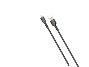 Кабель  SkyDolphin S07L TPE High Elastic Line USB - Lightning (M/M), 1 м, Black (USB-000594)