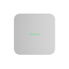 Відеореєстратор Ajax NVR DC white, 16 каналів, 12V, білий 000053908