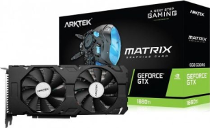 Відеокарта  Arktek PCI-Ex GeForce GTX 1660 Ti Dual Fan 6GB GDDR6 (192bit) (1500/12000) (DVI, HDMI, DisplayPort) 