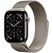 Смарт годинник  Apple Watch 11 GPS LTE 46mm - Natural Titanium Case with Natural Milanese Loop - M/L (MFD04)