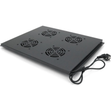 Вентиляторний модуль  4 вент. з термостатом, 19" 1U, для глибини 800мм Merlion (31231 / JG-06-4Fan)