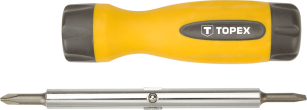 Викрутка переставна TOPEX унiверсальна, 4 шт. 39D516