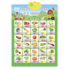Інтерактивна гра Smart Koala, навчальний аудіо постер VEGETABLES SKCIV2