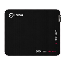 Ігрова поверхня Lorgar Legacer 753, Gaming mouse pad, Ultra-gliding surface, Purple anti-slip rubber base, size: 360