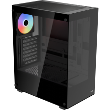 Корпус  AeroCool Pivot-G-BK-v1 (ACCM-ES08013.11) Black без БЖ