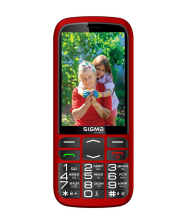 Мобільний телефон  SIGMA Comfort 50 Optima Type-C Red (4827798122327)