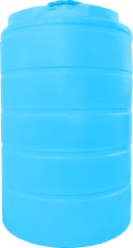 Ємність  15000 л вертикальна ПБ блакитна