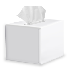 Серветки  PRO service косметичні, двошарові, в боксі, 80 шт  (43106800_4823071636130)