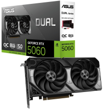 Відеокарта  ASUS Dual GeForce RTX 5060 8GB GDDR7 OC Edition (DUAL-RTX5060-O8G)