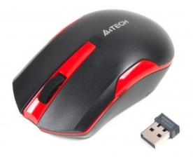 Мишка A4Tech G3-200N Black/Red USB V-Track