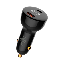 Автомобільний зарядний пристрій LogicPower 100W Type-C+USB (QC4/PD3.0/PPS) WCH01