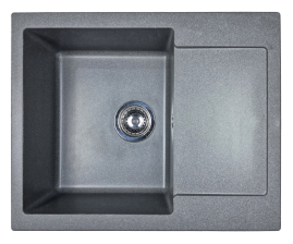 Мийка кухонна  Adamant MINIMAL Сірий + Сифон Nova (000008531)