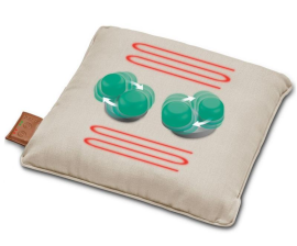 Масажна подушка  Beurer для плечей, шиї, спини, ніг, MG_139_BEIGE