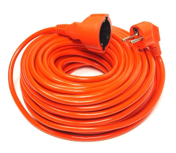 Мережевий фільтр PowerPlant JY-3024/25 (PPCA10M250S1) 1 розетка, 25 м