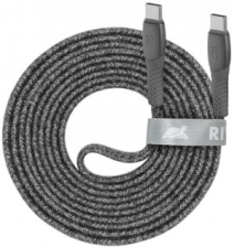 Кабель USB 1.2m Type-C/Type-C RivaCase 3A 60W (PS6105 GR12) Grey