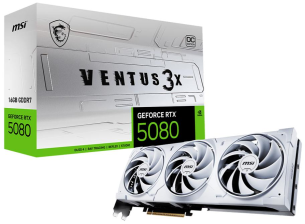 Відеокарта  MSI GeForce RTX 5080 16G VENTUS 3X OC WHITE