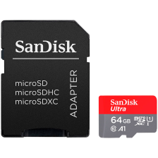 Карта пам'яті SanDisk Ultra UHS-I A1 Micro SDXC 64GB (SDSQUAB-064G-GN6MN)