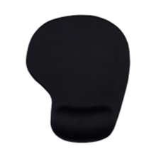 Килимок  228*192 мм RJF-05 (круглий) тканинний, товщина 2 мм, Black, Blister