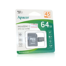 Карта пам'яті  Apacer microSDHC Class 10 UHS-I, 64GB
