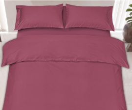 Простирадло Ardesto Mix&amp;Match, 180х240см, 100% бавовна, сатин, ягідний ART1824FSR