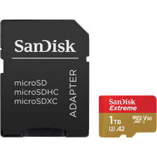 Карта пам'яті  SanDisk 1TB microSD class 10 UHS-I U3 V30 Extreme (SDSQXAV-1T00-GN6MA)