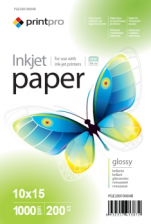 Фотопапір PrintPro глянц. 200г/м, 10x15 PG200-1000