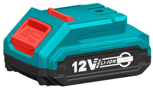 Акумулятор Total TBLI12151 для шурупокрутів 12 В 1.5 А·год