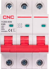 Модульний автоматичний вимикач  CNC Electric YCB9-80M 3P C25 6ka (NV821549)