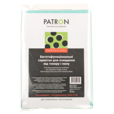 Серветки для чищення PATRON Multi-Purpose Dust and Toner Removal Wipes, 10psc (F5-015)