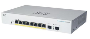 Комутатор  Cisco CBS220 Smart 8-port GE, Ext PS, 2x1G SFP CBS220-8T-E-2G-EU