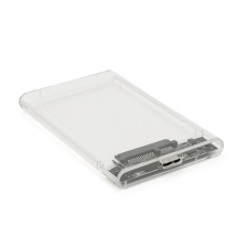 Кишеня ShuoLe U25E30, 2,5"прозорийй  корпус,интерфейс USB3.0 SATA,  transparent