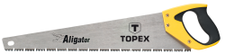 Ножівка Topex по дереву, 500 мм, "Aligator", 7TPI (10A451)