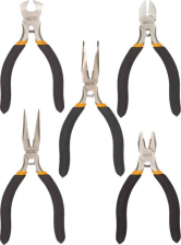 Набір плоскогубців і кусачок прецизійних Topex, 5 шт (32D755)