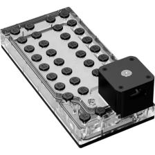 Резервуар для система рідинного охолодження Ekwb EK-QuantumX Loophole Distroplate D5 PWM - Black (3831109908440)