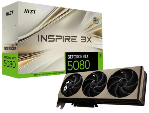 Відеокарта  MSI GeForce RTX 5080 16G INSPIRE 3X OC