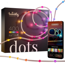 Гірлянда  Twinkly Smart LED Dots Lights RGB 400 Gen II, IP44, 20м, прозорий (TWD400STP-TEU)