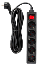 Мережевий фільтр  Logan SFB5-3 5/3m Black