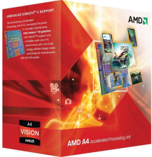 Процесор AMD A4-3300 2.50GHz, 2 ядра, FM1, Box