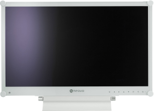 Монітор TFT 23.8" Neovo MX-2402, VA, VGA, HDMI, DP, колонки, білий