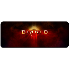 Килимок  400*900 тканинний "Diablo6" з боковою прошивкою, товщина 2 мм, Пакет
